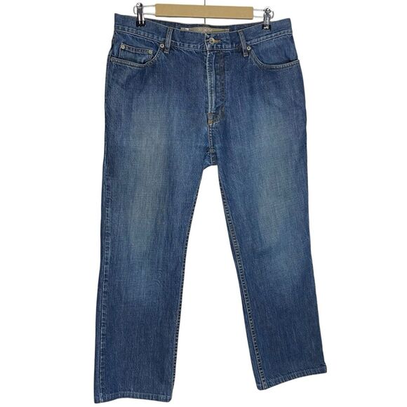 Vtg Victorinox Jeans Mens 34x26 Straight Leg Classic Fit Denim Swiss Army Casual - Picture 1 of 16